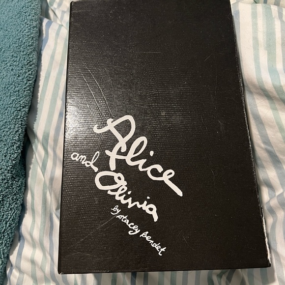 Alice + Olivia Dina Steel Patent heel 37 1/2 - Picture 3 of 6